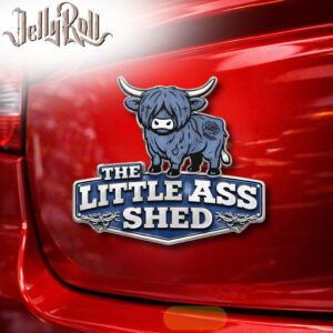 Jelly Roll The Little Ass Shed Car Name Badge Emblem