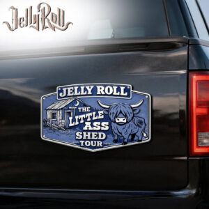 Jelly Roll The Little Ass Shed Tour Car Name Badge Emblem