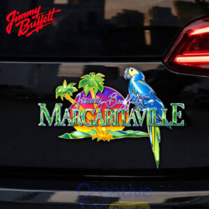 Jimmy Buffett Margaritaville Car Name Badge Emblem Version 1