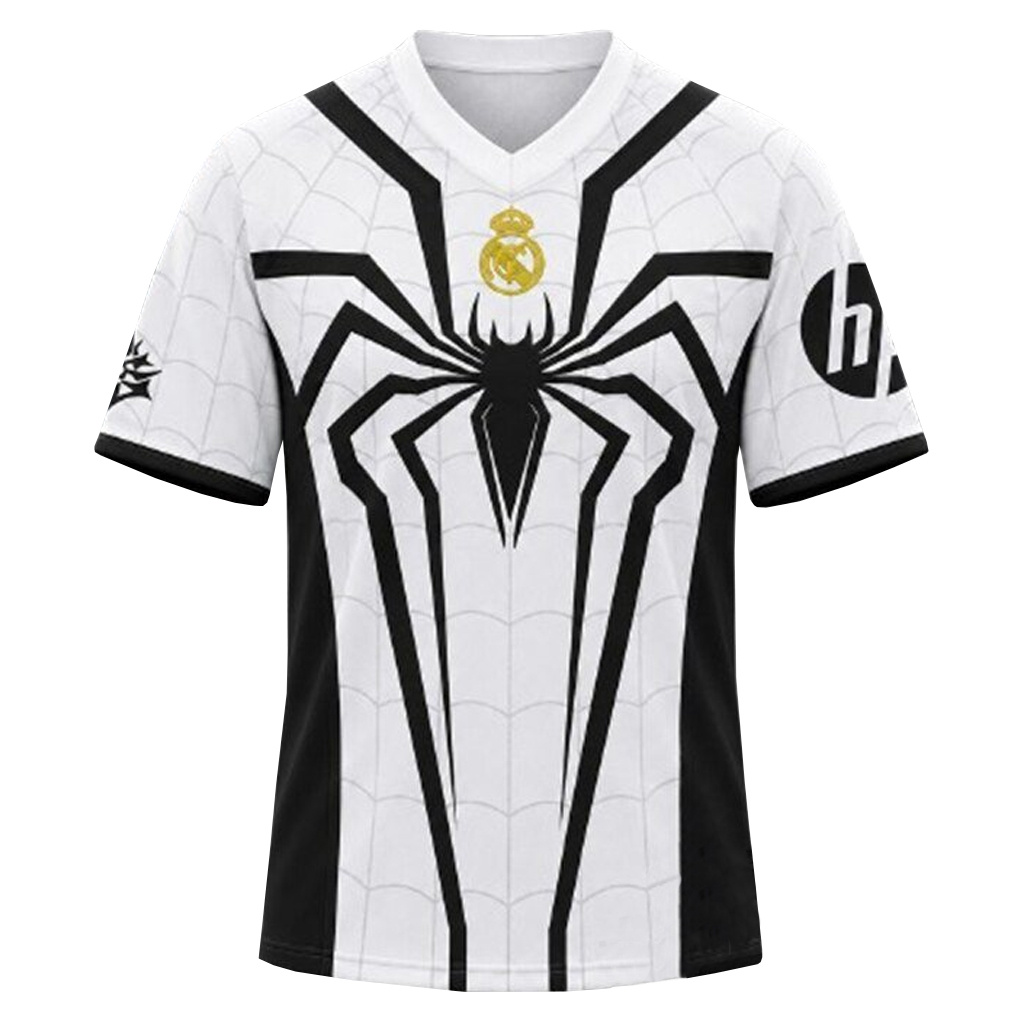 Jude Bellingham Real Madrid x Spider Man Soccer Jersey for Soccer Fans 1 Jude Bellingham Real Madrid x Spider Man Soccer Jersey for Soccer Fans