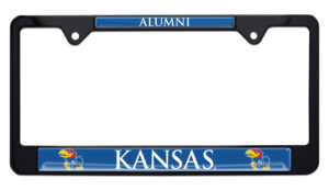 University of Kansas Alumni Black 2026 License Plate Frame