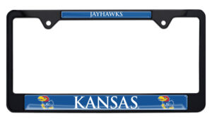 University of Kansas Jayhawks Black 2026 License Plate Frame