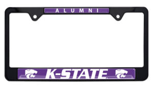 Kansas State University Alumni Black 2026 License Plate Frame