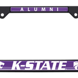 Kansas State University Alumni Black 2026 License Plate Frame
