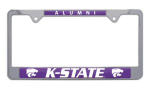 Kansas State University Alumni 2026 License Plate Frame