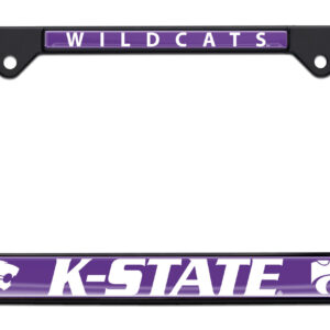 Kansas State University Wildcats Black 2026 License Plate Frame