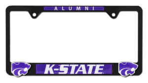 K-State Alumni Black 2026 License Plate Frame