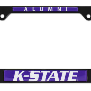 K-State Alumni Black 2026 License Plate Frame