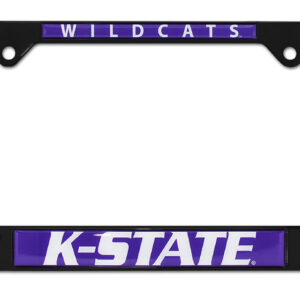 K-State Wildcats Black 2026 License Plate Frame