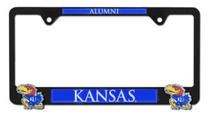Kansas Alumni Black 2026 License Plate Frame