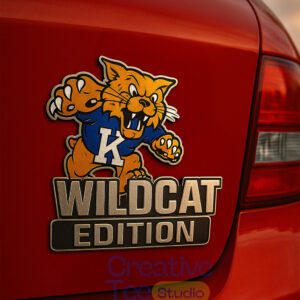 Kentucky Wildcats Car Name Badge Emblem