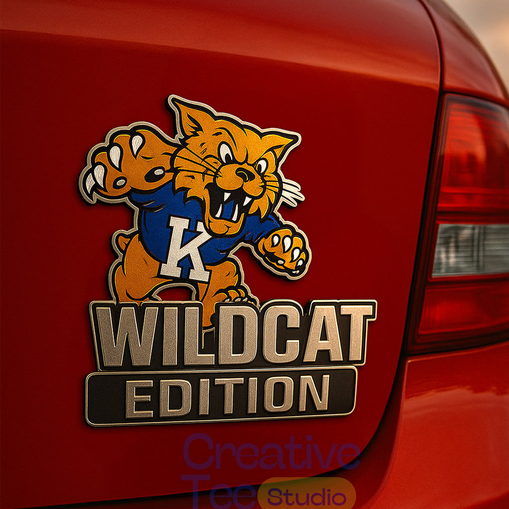 Kentucky Wildcats Car Name Badge Emblem 1 Kentucky Wildcats Car Name Badge Emblem