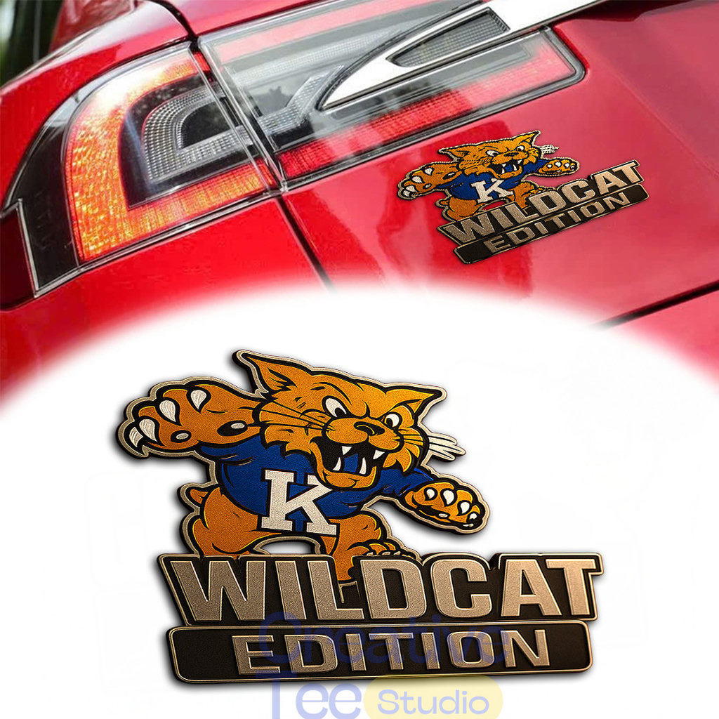 Kentucky Wildcats Car Name Badge Emblem 2 Kentucky Wildcats Car Name Badge Emblem