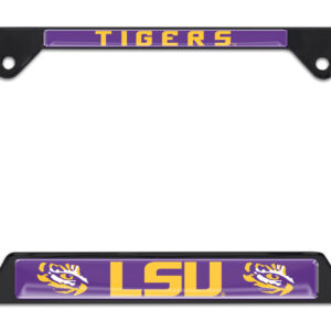 LSU Tigers Black 2026 License Plate Frame