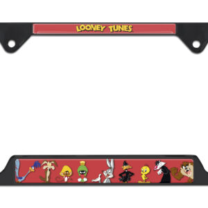 Looney Tunes Open Corners Black 2026 License Plate Frame