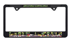 Marvin The Martian Black 2026 License Plate Frame