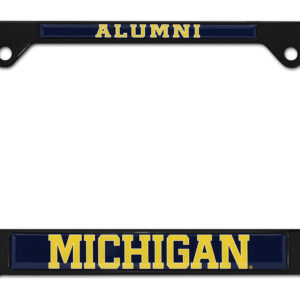 Michigan Alumni Black 2026 License Plate Frame