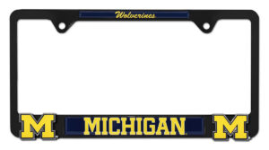 Michigan Wolverines Black 2026 License Plate Frame