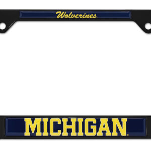Michigan Wolverines Black 2026 License Plate Frame