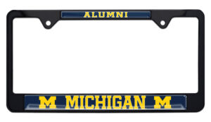 University of Michigan Alumni Black 2026 License Plate Frame