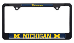 University of Michigan Wolverines Black 2026 License Plate Frame