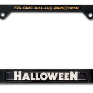Halloween Boogeyman All 2026 License Plate Frame