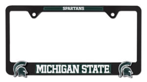 Michigan State Spartans Black 2026 License Plate Frame