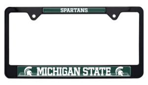 Michigan State Spartans Black 2026 License Plate Frame