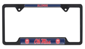 Ole Miss Alumni Black 2026 License Plate Frame