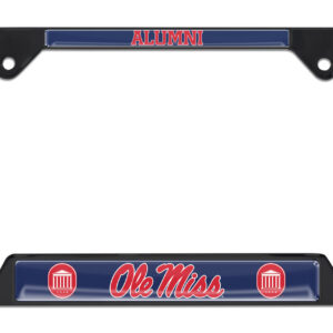 Ole Miss Alumni Black 2026 License Plate Frame