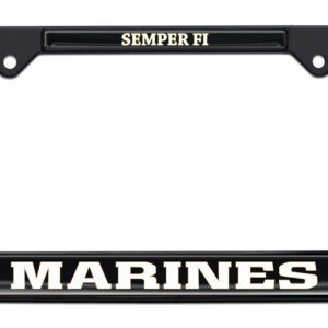 Marines Semper Fi Black 2026 License Plate Frame
