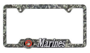 Marines Camo 2026 License Plate Frame