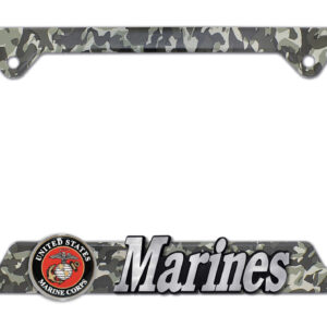 Marines Camo 2026 License Plate Frame