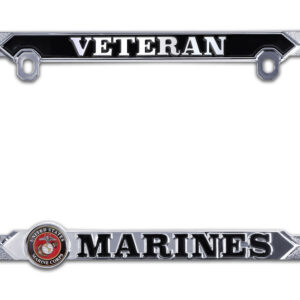Marines Veteran All 2026 License Plate Frame