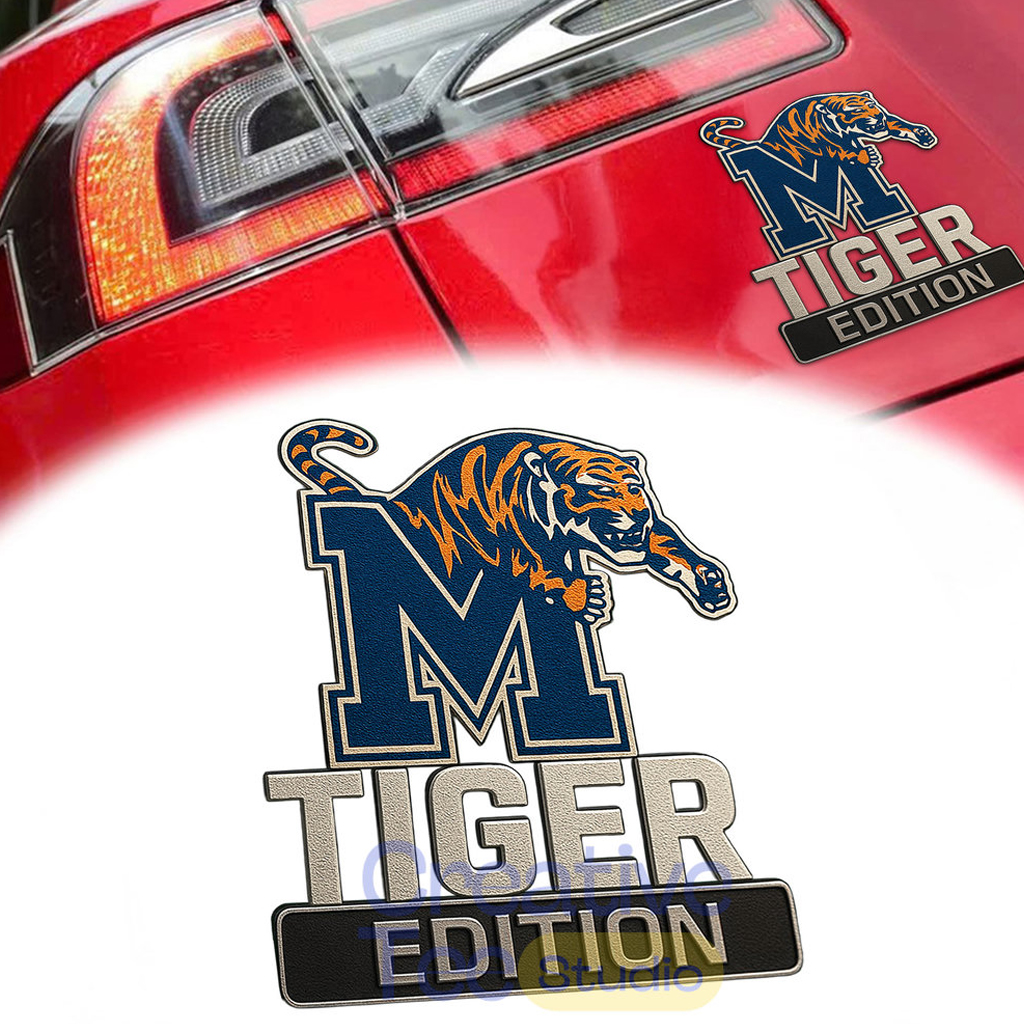 Memphis Tigers Car Name Badge Emblem 2 Memphis Tigers Car Name Badge Emblem