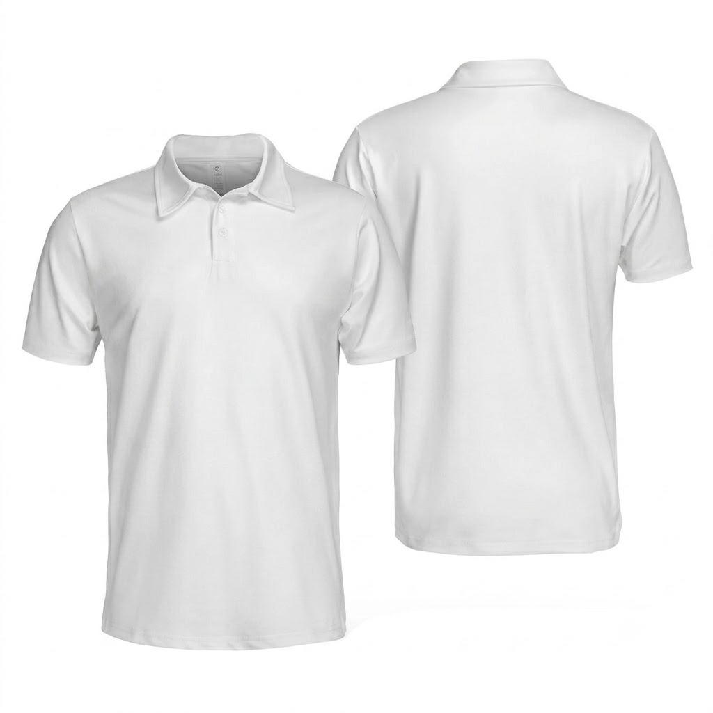 All-Over-Print Men Buttoned Polo Shirt (Custom-Made) 1 All-Over-Print Men Buttoned Polo Shirt (Custom-Made)
