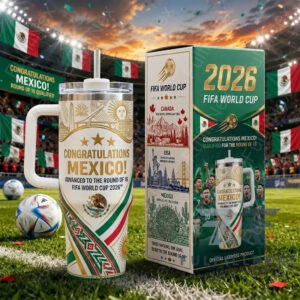 Mexico Global Soccer Event 2026 Round of 16 Qualification Tumbler