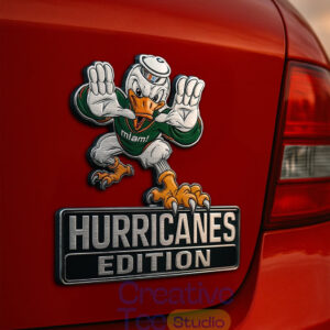 Miami Hurricanes Name Badge Emblem