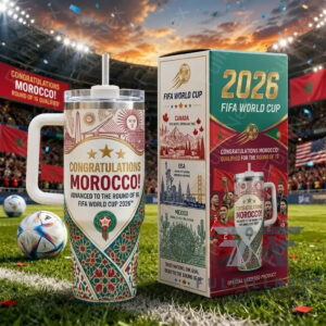 Morocco Global Soccer Event 2026 Round of 16 Qualification Tumbler