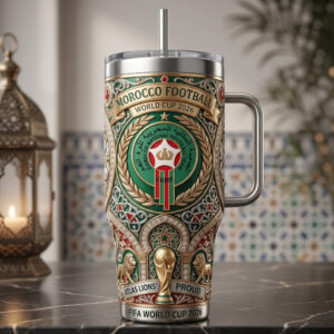Morocco National Football Team Global Soccer Event 2026 Tumbler