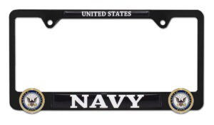 Navy Black 2026 License Plate Frame
