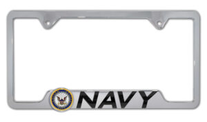 Navy Cutout 2026 License Plate Frame