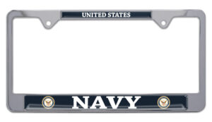 US Navy 2026 License Plate Frame