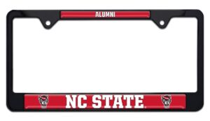 North Carolina State Alumni Black 2026 License Plate Frame