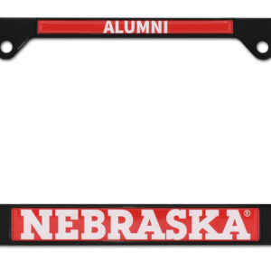 Nebraska Alumni Black 2026 License Plate Frame