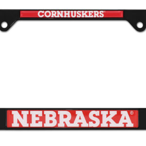 Nebraska Cornhuskers Black 2026 License Plate Frame