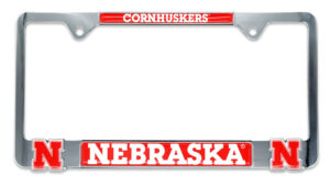 University of Nebraska Cornhuskers 2026 License Plate Frame