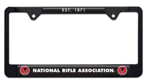National Rifle Association Heritage Black 2026 License Plate Frame
