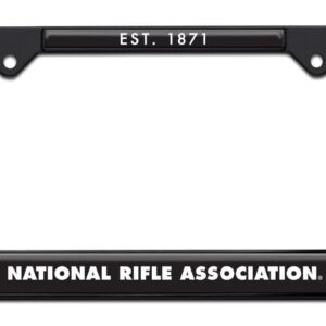 National Rifle Association Heritage Black 2026 License Plate Frame