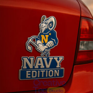 Navy Midshipmen Car Name Badge Emblem